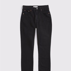 Abercrombie & Fitch Charcoal High-Rise Jeans